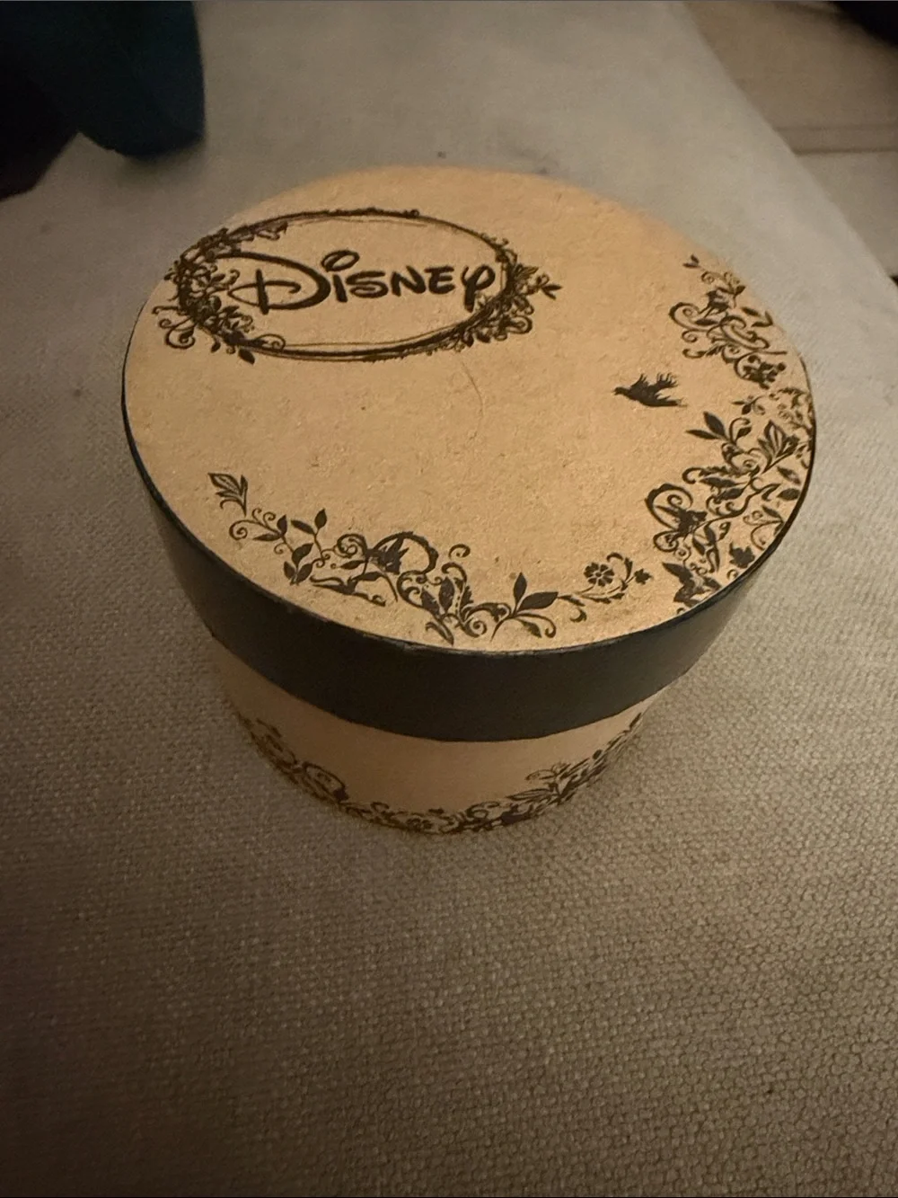 Disney Pink Patterned Dial Women's Watch with Gold Accents